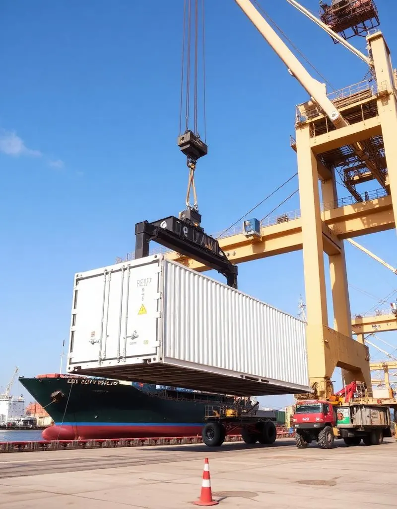 Arrivage de fruits au Port de Dakar